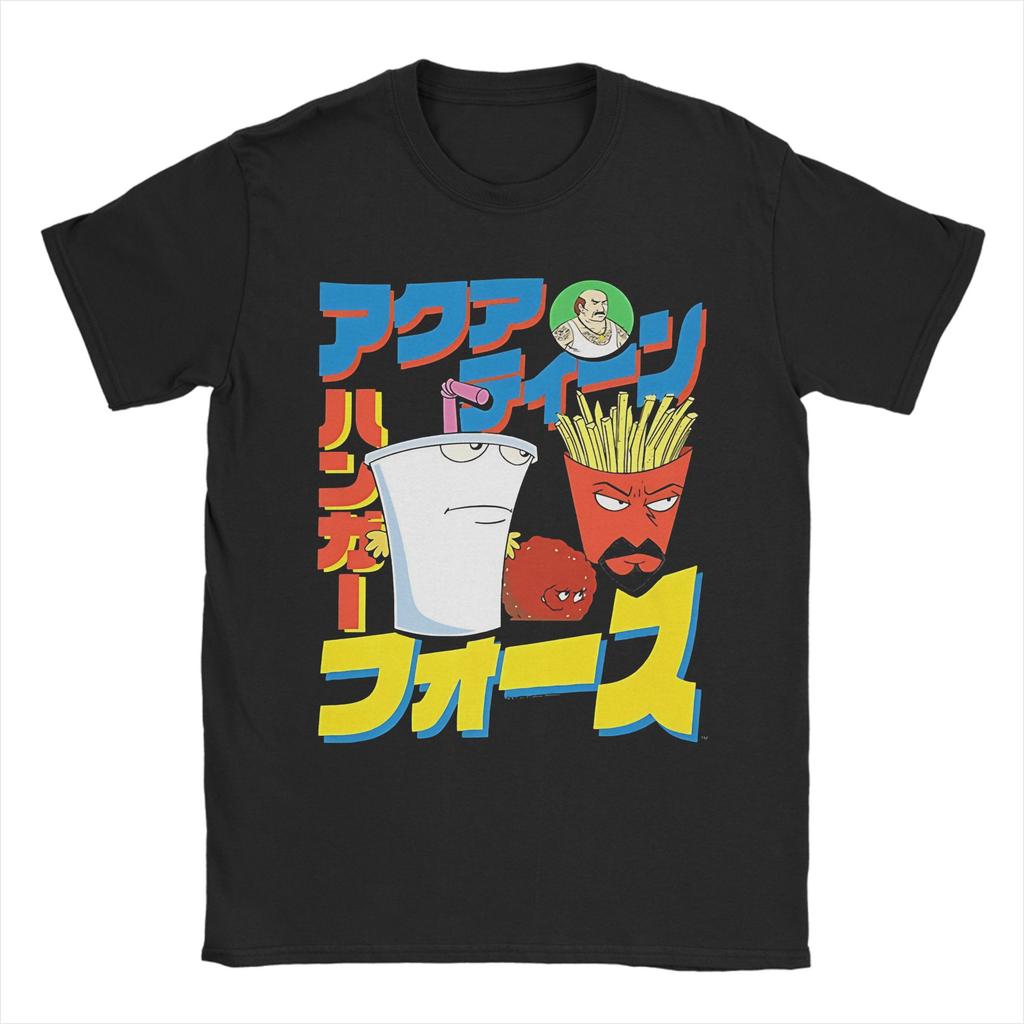 Aqua Teen Hunger Force T-Shirt Beach Hipster T-Shirts Couple 100 Cotton O Neck Oversize Clothes Short Sleeve Y2K Funny Tshirt