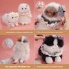 Lifelike Plush Cat Toy With Soft Polyester Fiber Filling For Kids And Collectors