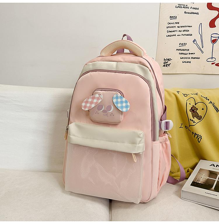 

Сумка для студентки, корейский ретро рюкзак для старшеклассников и учеников средней школы, большой вместимости, для путешествий и отдыха. .