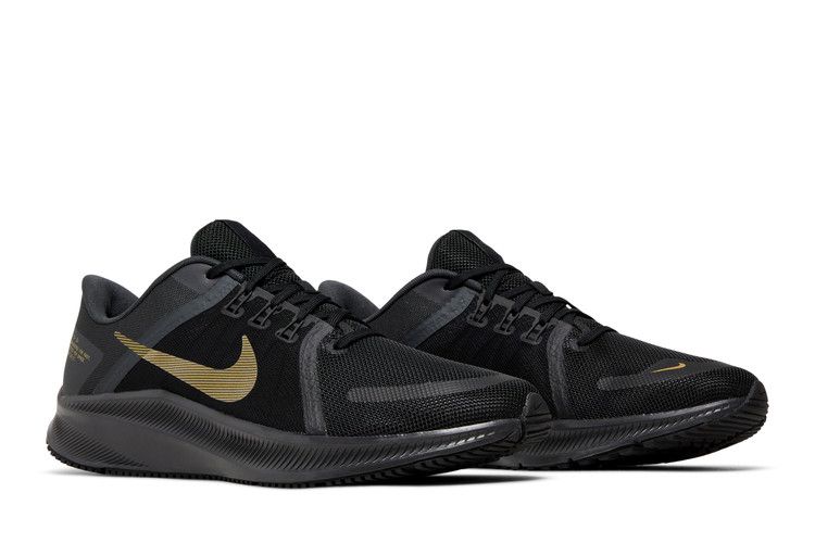 Nike Quest 4 Black Metallic Gold