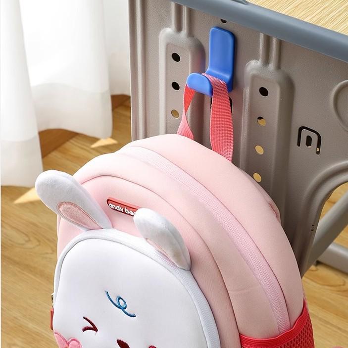 Elementary School Desk Backpack Hook - No-Punch Side Hook for School Supplies