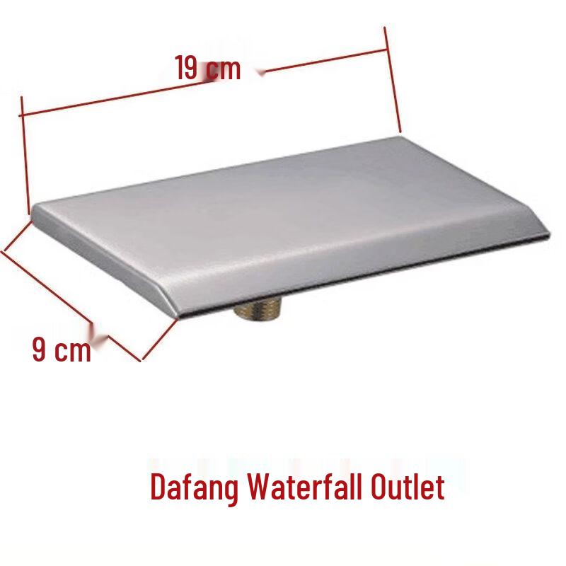 

TLXT Two-Piece Bathtub Faucet Set with Large Square Waterfall