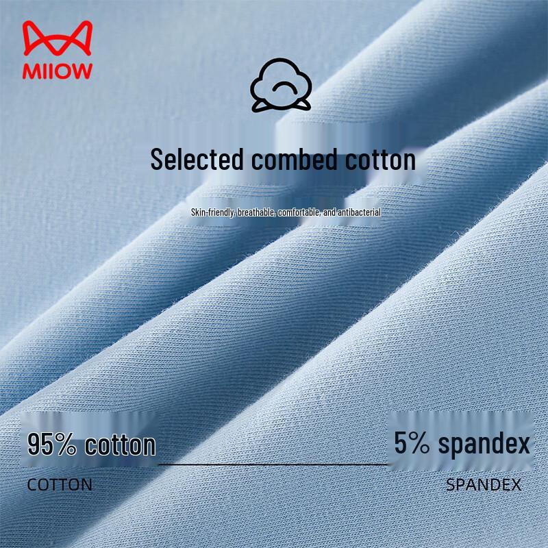 Maoren Teen Boys' Cotton Boxer Briefs 4-Pack