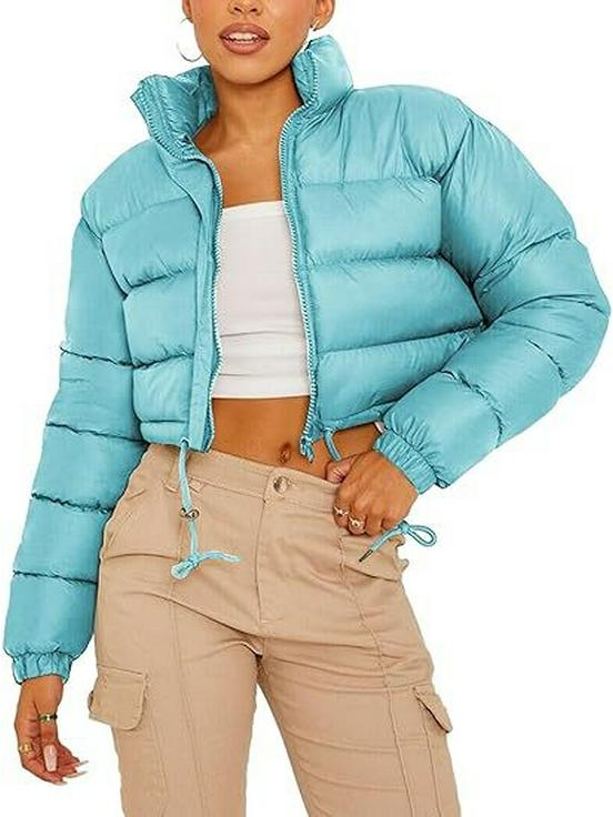 Women's European and American Fashion Bread Coat, Down Cotton, 2024 Style.