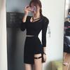 Women Irregular Skirt High Waist Mini Bag Hip Skirts