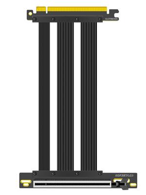 GLOTRENDS PCIe X16 Riser Kabel voor PCIe Zoals GeForce RTX 40 Serie en AMD Radeon 0 tot 90 Graden Conversie 5.0 5.0/4.0 GPU's, 50/RTX RX9000/RX7000
