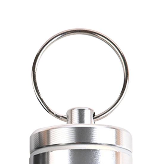 Pill Keychain Water-proof Rust Resistance Daily Using Small Pocket Pill Box Keychain