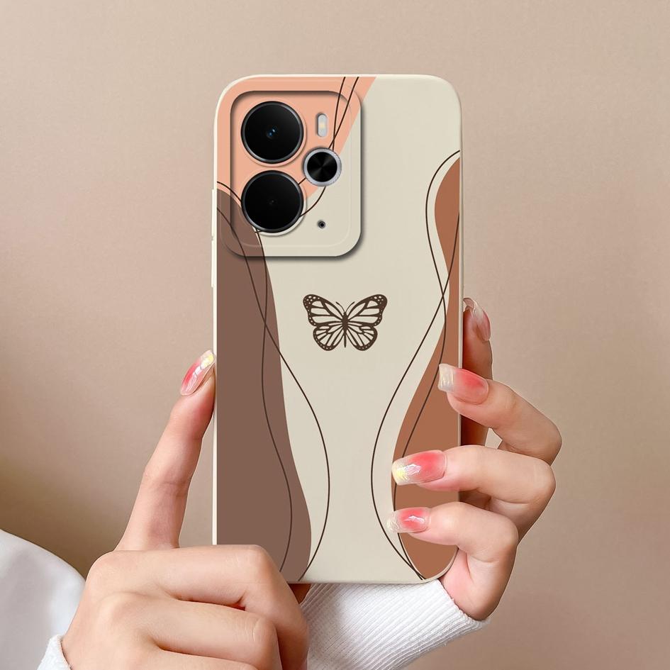 Für Oppo A5 Pro Realme P3 Narzo 60 30 10 C75x 14X 14 14T Schöne Sonnenblumen Gänseblümchen Handyhüllen Quadratisches Flüssigsilikon Stoßfestes Gehäuse Für Oppo Capa