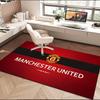 1PC rug Football Manchester Crest Carpet, Chair Rug,Area Rug for Office Bedroom living rooms bedroom, Doormat decor Christmas fan gifts