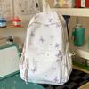 Schoolbag High Value Korean Version Ins Style Backpack Female Student Large Capacity Cute Cartoon Schoolbag Lightweight Simple Backpack