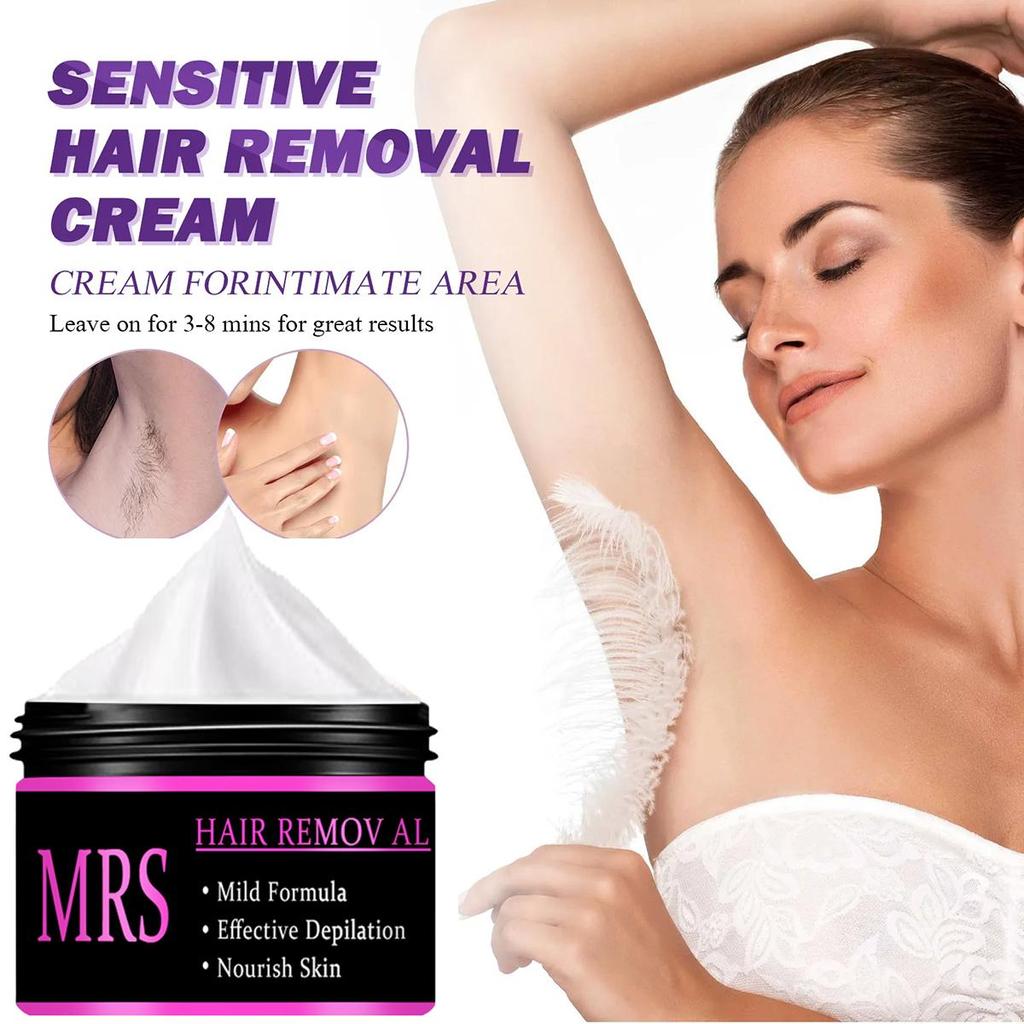 Moisturizing Hair Removal Cream To Brighten Skin Tone, Moisturize, Lighten Dullness, and Firm Skin