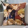 Anime Hetalia World Stars Cushion Cover Cushion Covers Natural Linen Breathable Sofa Bedroom Decor Pillowcase