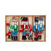 Wooden Nutcracker Soldier Ornament - Festive Cartoon Christmas Gift