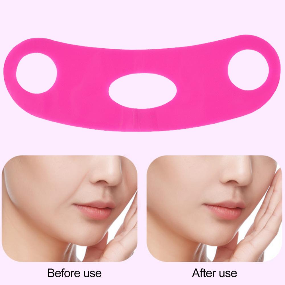 Face Contouring Band Washable Face Lifting Strap Silicone V Line Lifting Chin Strap for Face Skin for Cheek for Sleeping