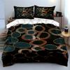 Abstract Circle Pattern Bedding Set Bedding Set (1 Duvet Cover, 2 Pillowcases, Duvet Not Included)