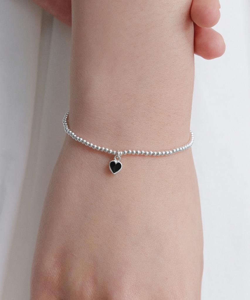 Byweekend Black Heart Free Bracelet