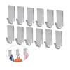 Self-Adhesive Hook Stainless Steel Heavy-Duty Wall Hook Bathroom Storage Towel Rack Multifunctional Kitchen Rack