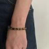 Yellow Tiger's Eye Stone Bamboo Bracelet Premium Sense Retro Versatile Men's and Women's Handmade Accessories Natural Stone