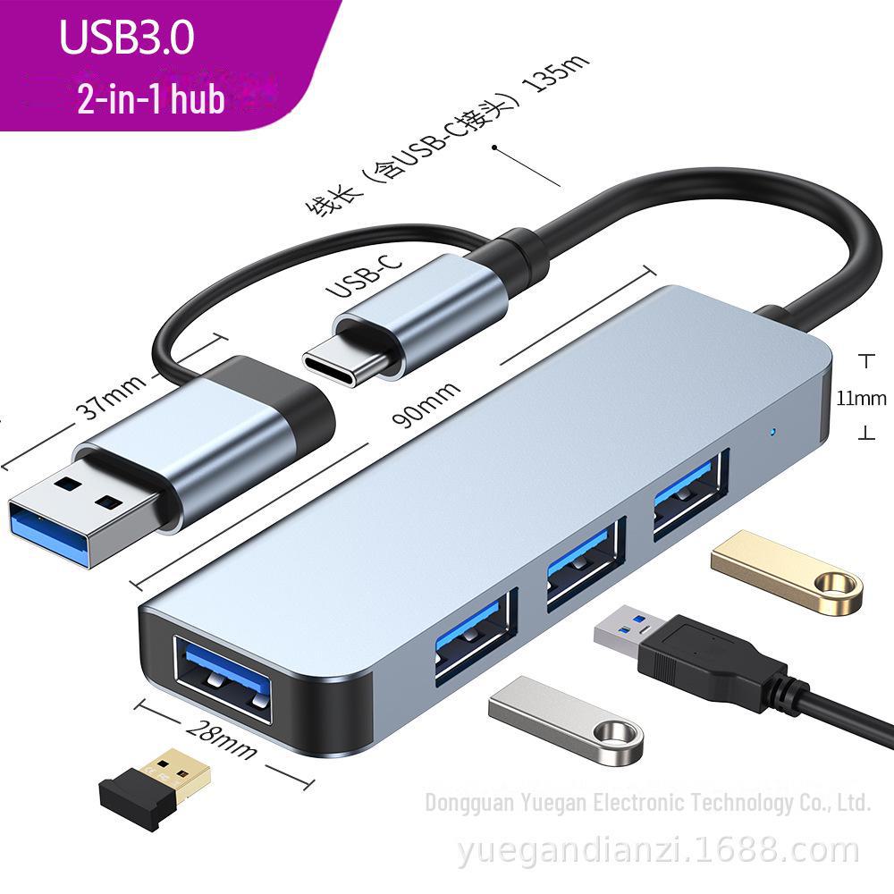 Multi-Port-USB-Hub-Adapter für iPad und Apple Laptop