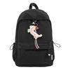 New small fresh schoolbag, high-capacity solid-color backpack for junior high school girls, high-value backpack for primary school students