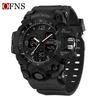 Sanda Fashion Waterproof Dual-Display Sports Watch with Luminous Features for Teens