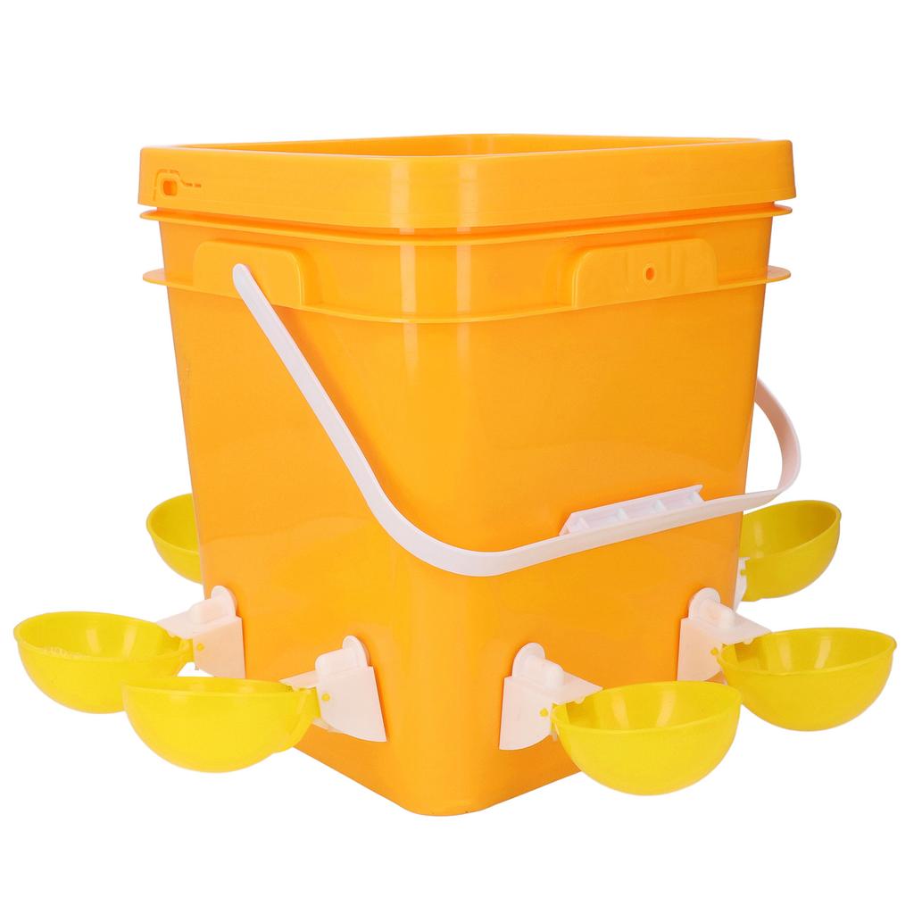 Automatic Chicken Waterer Set Low Spillage Self Replenishing Poultry Waterer Dispenser for Chicken Bird Goose Turkey