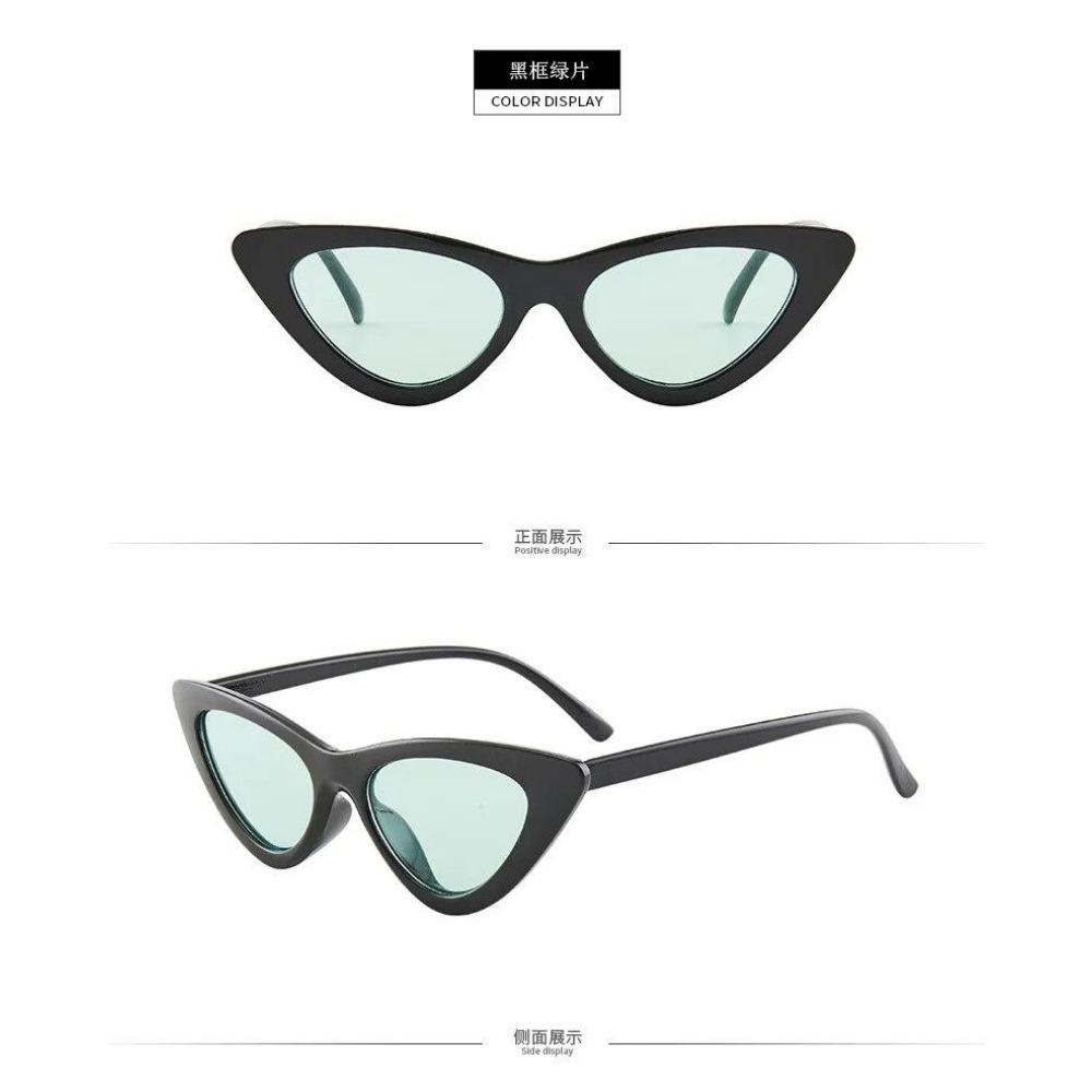 Vintage Cat Eye Sunglasses Women Sexy Retro Small Cat Eye Sun Glasses  Designer Colorful Eyewear For Female
