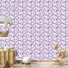 Lavender Leaves Wallpaper for Living Room and Bedroom 50x1000