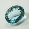 Natural Blue Aquamarine Loose Gemstone 9 Ct Ocean Oval Shape for Jewelry Making and Gem Collections