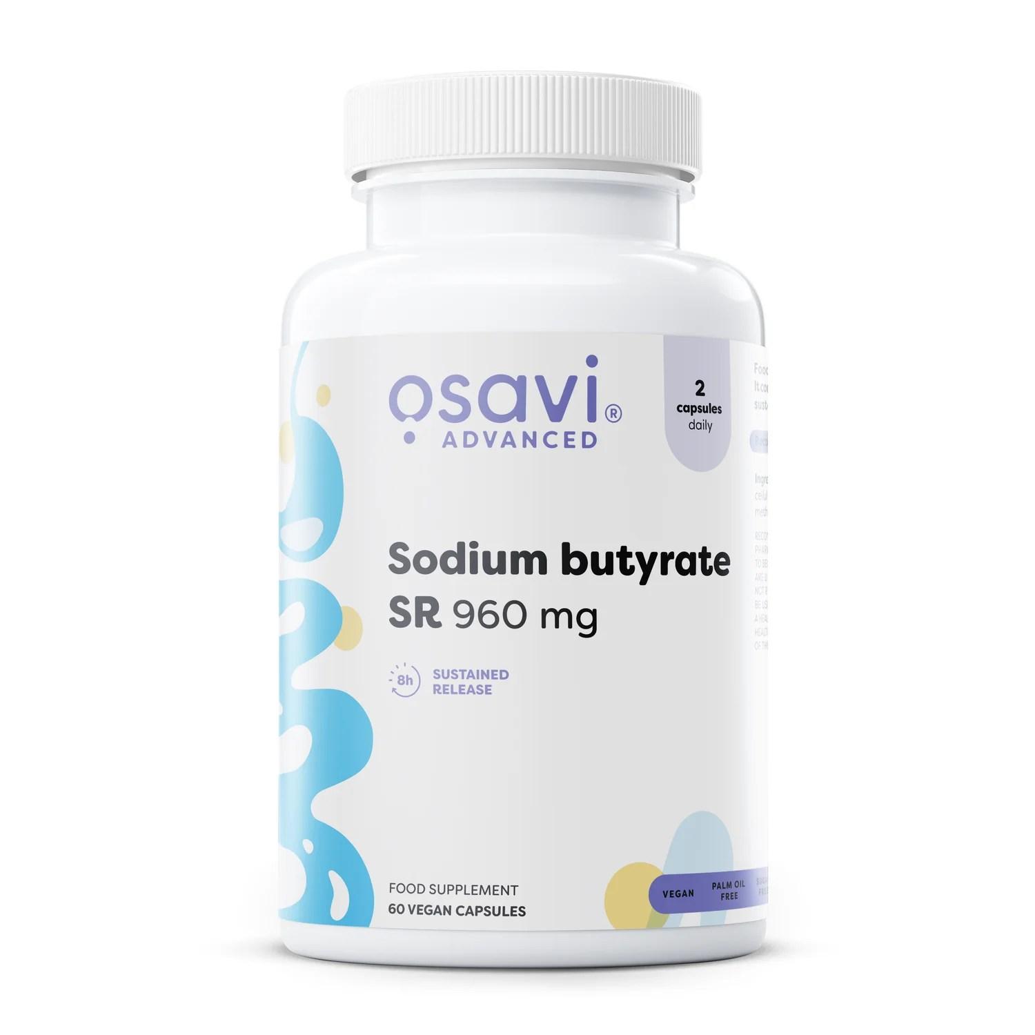 Osavi Sodium Butyrate Sr, 960Mg - 60 Vegan Caps - Image 5