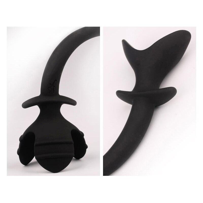 Tapón anal de silicona para la cola, masturbador para masaje de próstata, juguete sexual para adultos, fisting, esclavo gay, consolador grande