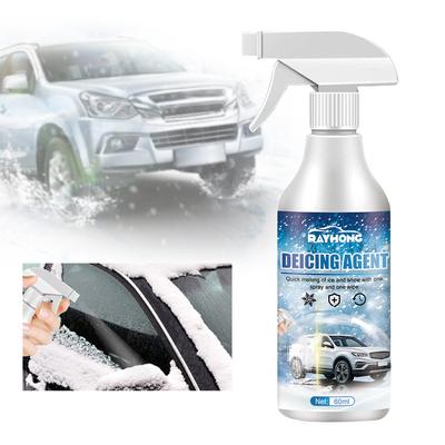 Car De Icer Spray Quick Car Window Ice Melting Agent Windshield Snow Ice Remover - Efficient Defrosting Spray Cleaner For Winter