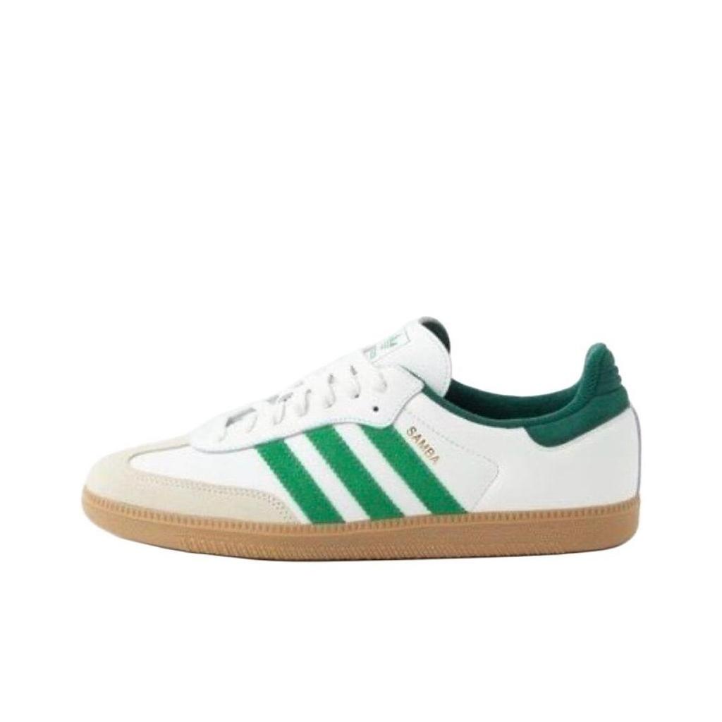 adidas Samba OG White Collegiate Green Unisex Sneakers Core-White JI3202