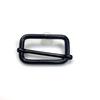 Electroplated 4.8MM Black Iron Ladder Buckle for Backpack Accessories