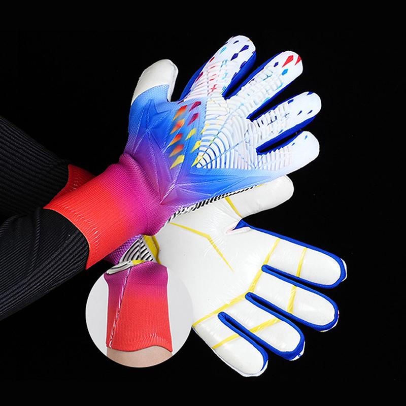 Football Goalkeeper Gloves Thickened And Wear-Resistant Football Protection Adults Teenager Goalkeeper Football Goalie Gloves