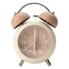 Twin Bell Vintage Metal Alarm Clock with Night Light for Dormitory  for Home Office