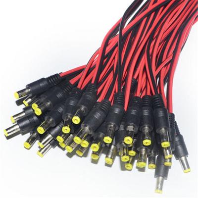 10Pcs 5.5X2.1Mm Male + Female Dc Power Socket Jack Plug Connector Cable Wire 12V