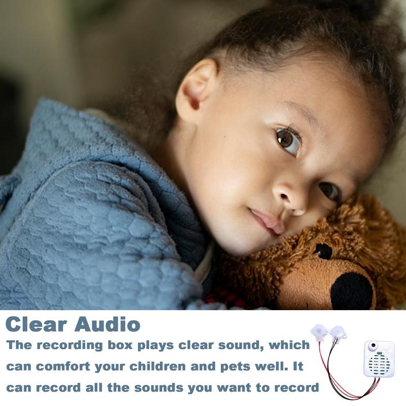 

Sound Recorder For Plush Toys Toy Recording Device Mini Voice Recorder For Stuffed Animal New Year Birthday Halloween Christmas China Mainland