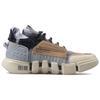 Li Ning Vintage Slip Resistant Abrasion Resistant Mid top Basketball Shoes Men's Gray AGWN041-3