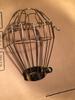 Metal Lamp Bulb Guard Clamp Vintage Light Cage Hanging Industrial Lamp Covers Pendant Decor for Home Bar