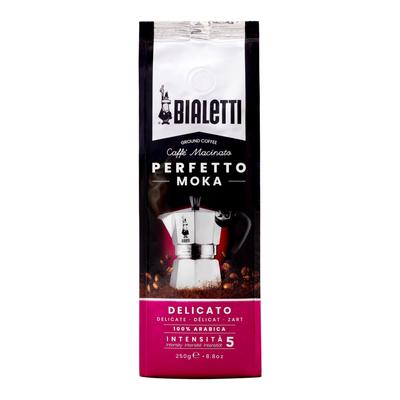 Bialetti Perfetto Mocha Delicato (Prášek Jemně Mletý 250g) Italská káva Espresso Kávová zrna