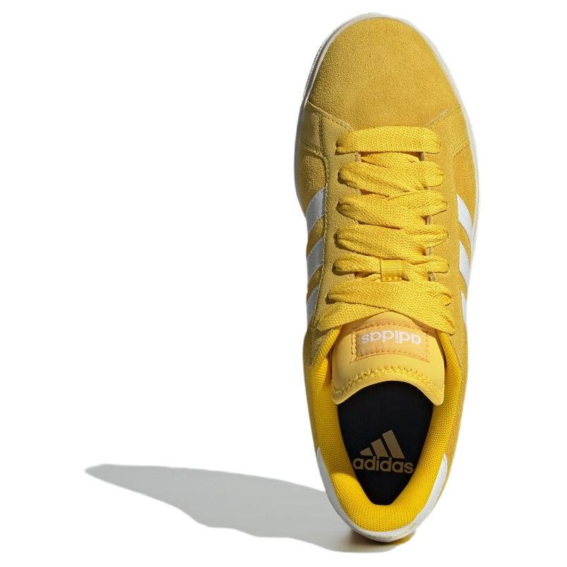 Adidas Grand Court Base 00s Utility Yellow Women Sneakers Cloud-White Gum IH6188
