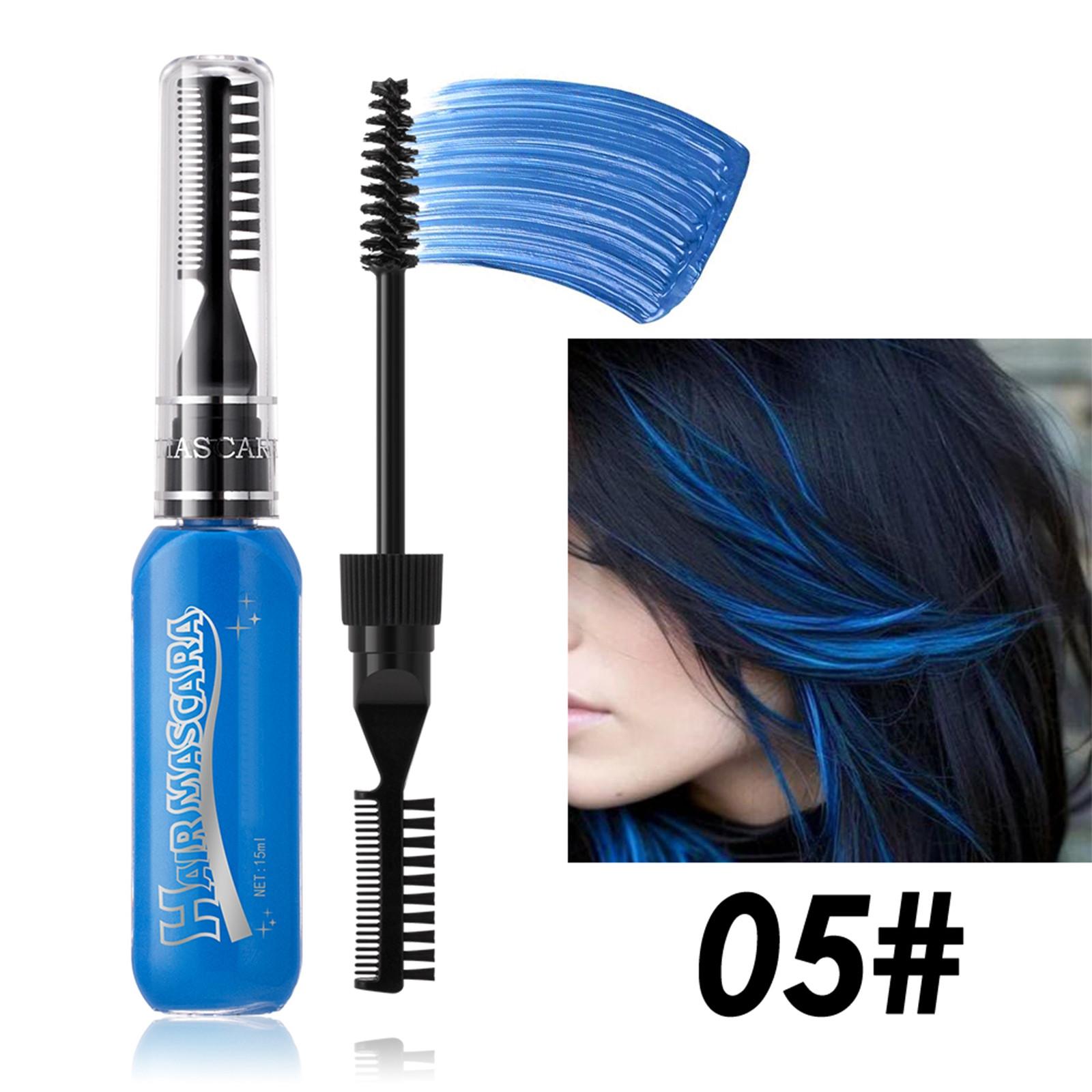 

Одноразовая двухголовая расческа для окрашивания волос, ресниц, вечеринки, сценического макияжа, окрашивания волос, удобная и практичная.15 мл One Size