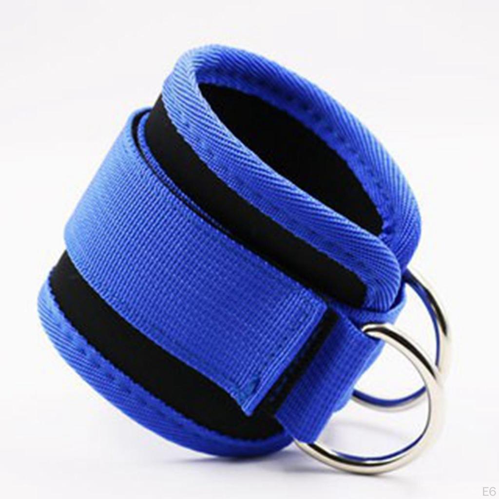 1 Pair Ankle Strap for Cable Machines, Gym Workout Kickback Cuffs, Leg Glute Attachment Straps