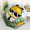 1 Stück Garfield Winddichter Automatischer Winddichter Regenschirm, Leicht für Damen/Herren, Perfektes Weihnachtsgeschenk a0811221