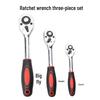 Ratchet Wrench Set: Quick Release, Speed, and Labor-Saving Wrenches (Large, Medium, Small)