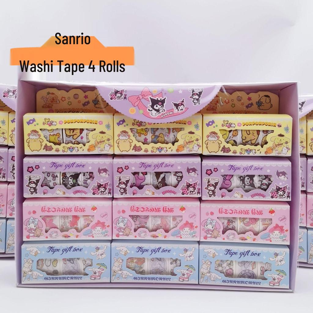 Cartoon Sanrio Washi Tape Sticker Gift Box Set