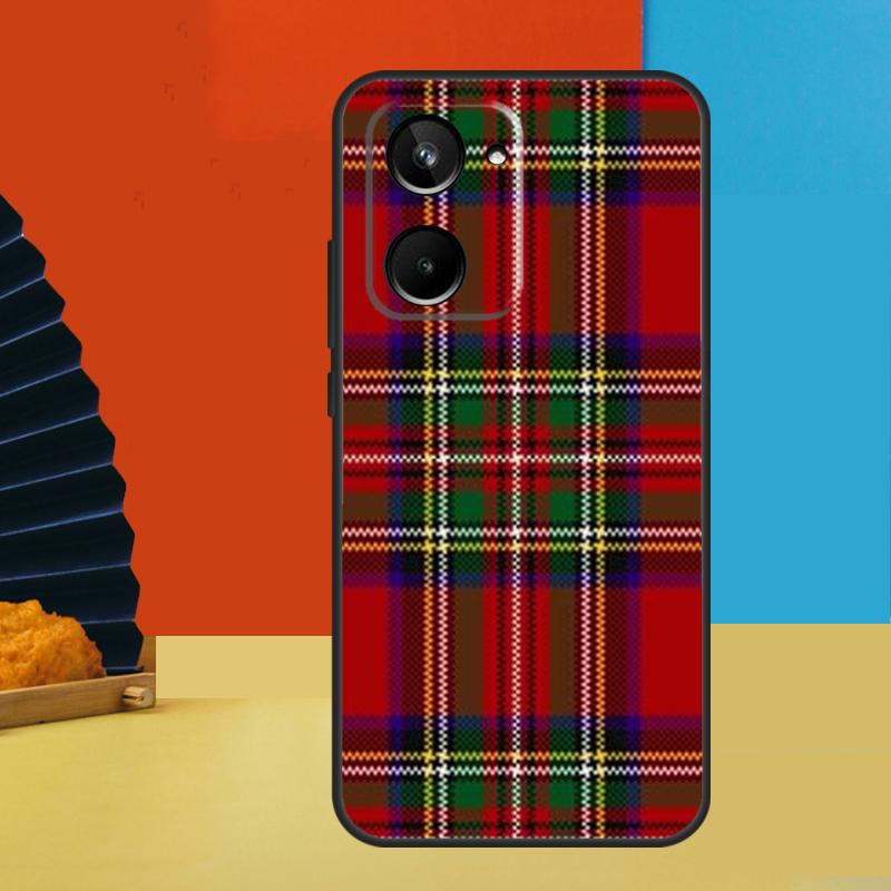

Clan Stewart Dress Plaid Pattern For Realme 15 Pro 14 12 11 10 13 Pro Plus C65 C67 C63 C61 C55 C51 C53 C35 C75 GT6 GT7 Case Realme C51