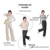 Jeanswest Women's High-Waisted Wide-Leg Yoga Sweatpants