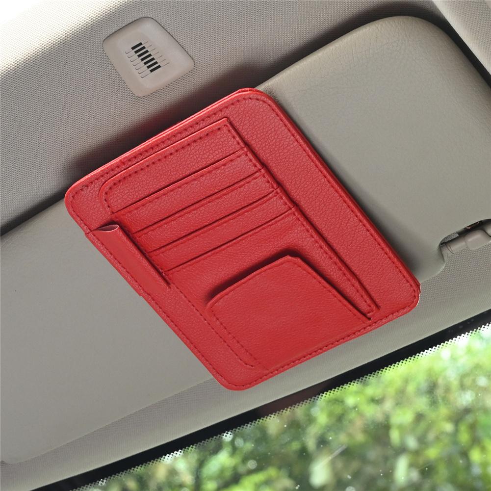 Auto-Sonnenblenden-Organizer, mehrere Taschen, Auto-Innenzubehör, Taschen-Organizer, Auto-Dokumenten-Aufbewahrungstasche, Stifthalter